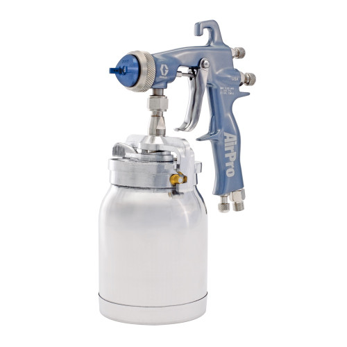 GRACO 289033 - AirPro Air Spray Siphon Feed Gun, Compliant, 0.070" Nozzle, Metal Siphon Cup