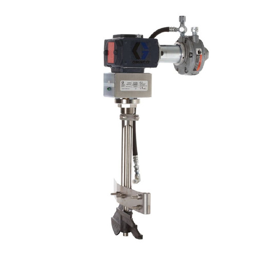 GRACO 236661 - Heavy-Duty Pressure Tank Agitator, 5 Gallon, Air-Driven, 1/2 HP, 15" Long, Gear-Reduced, 304 Stainless Steel