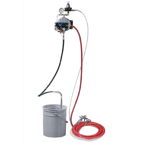 GRACO 233491 - Triton 1:1 Aluminum Spray Package, Wall Mount, 60 PSI Air Regulator & Fluid Hoses, AirPro HVLP Gun, .055" Nozzle, Metal Applications