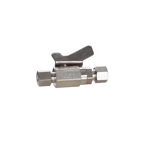 GRACO 237537 - Low Pressure Ball Valve compatible w/ SS, catalyst & waterborne materials, 3/8" OD Tube x 3/8" OD Tube