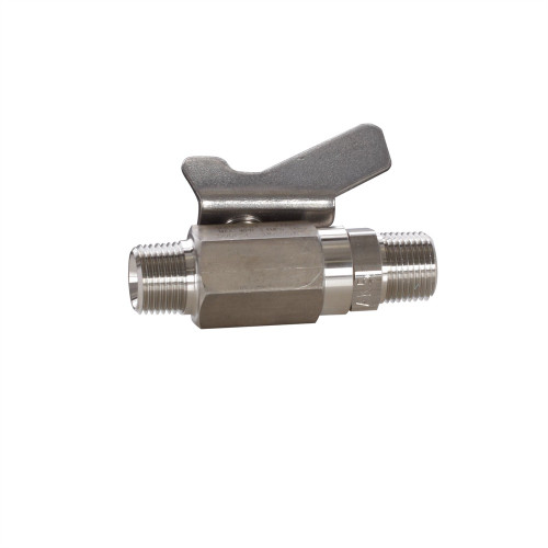 GRACO 237531 - Low Pressure Ball Valve Compatible w/ stainless steel, Catalyst & Waterborne Materials, 3/8" NPT(m) x 3/8" NPT(m)