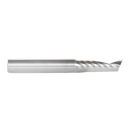 Aluminum Cutting 3/8 D x 1 CH x 3/8 SHK x 3 Inch Long Up-Cut Router Bit with Mirror Finish Amana Tool 51378 SC Spiral O Single Flute Aluminum Cutting 3/8 D x 1 CH x 3/8 SHK x 3 Inch Long Up-Cut Router Bit with Mirror Finish Amana Tool 51378 SC Spiral O Single Flute