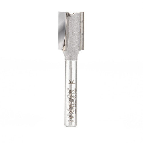 Amana 45224-01 Carbide Tipped Straight Plunge High Production 1/2 D x 3/4 CH x 1/4 Shank x 2-1/4" Router Bit