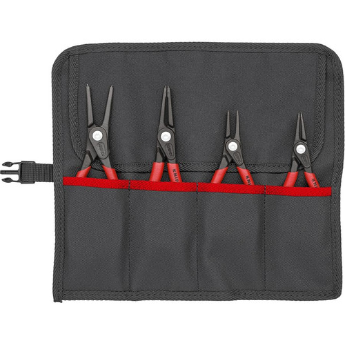 KNIPEX 001957 4 Pc Precision Circlip "Snap-Ring" Pliers Set In Tool Roll