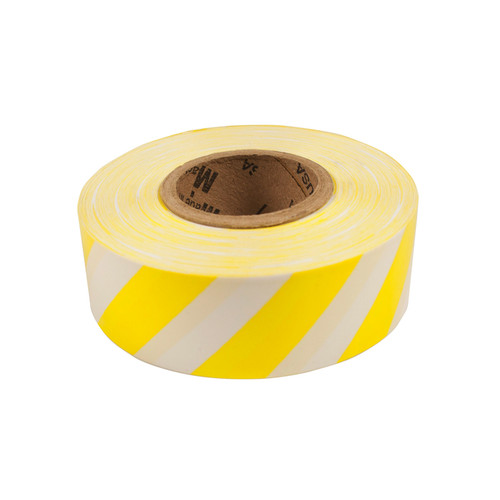 CH Hanson 17061 - Standard Yellow/White Stripe Flagging Tape