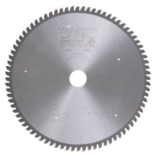 TENRYU MP-26080AB  - 260mm 80T 30mm Arbor, 0.11 Kerf, 5870 Rpm, Kapex