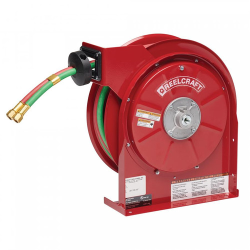 TW5425 OLPT – 1/4 in. x 25 ft. Premium Duty Welding Hose Reel T-Grade