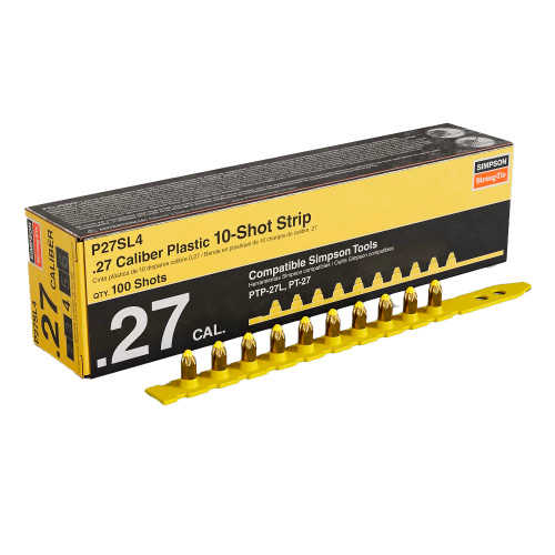 Simpson Strong-Tie P27SL4 - .27 Caliber Strip Loads Yellow (domestic) 100ct