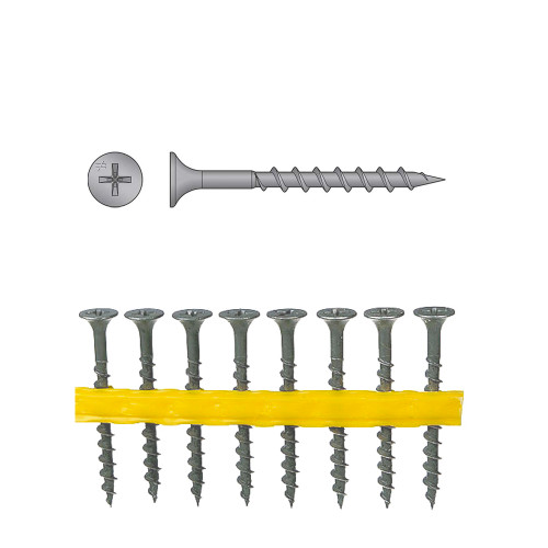 QuikDrive DWCG158S - #6 x 1-5/8" Galvanized Drywall Screws 2500ct