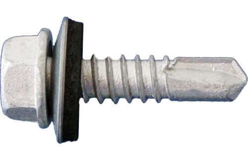 Daggerz NEOSDSSCT1440 - #14 x 4" Hex Washer Head Self-Drill Screws w/Bonded Washer 410SS 500ct
