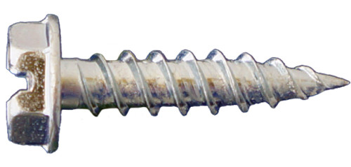 Daggerz NDLZ081104 - #8 x 1-1/4" Slotted Hex Washer Head Needle Point Screws Zinc 5000ct