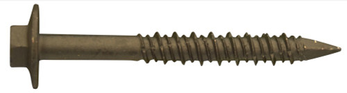 Daggerz QCCT1450BRZ - 1/4 x 5" Quick-Con Hex Flange Concrete Screws Bronze Dagger-Guard 500ct