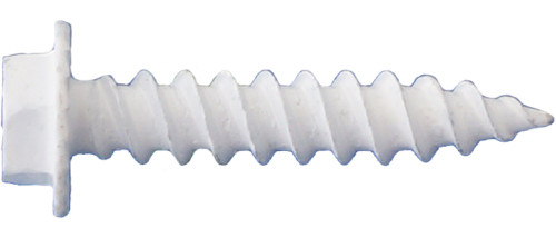 Daggerz SMCT100348WHT - #10 x 3/4" Unslotted Hex Washer Head Serrations Sheet Metal White 7500