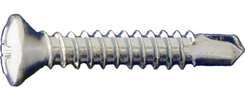 Daggerz OPSDZ10100 - #10 x 1" Phillips Oval Head Self-Drill Screws Zinc 5000ct