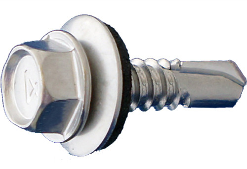 Daggerz NEOSDSS14112 - #14 x 1-1/2" Hex Washer Head Self-Drill Screws w/Bonded Washer 410SS 1500ct