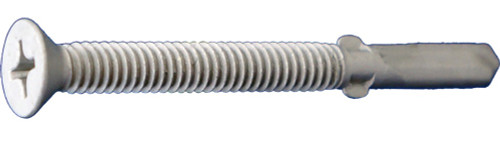 Daggerz SD4CTWW12212 - 12-24 x 2-1/2" Phillips Flat Head Self-Drilling Screws, 1500ct