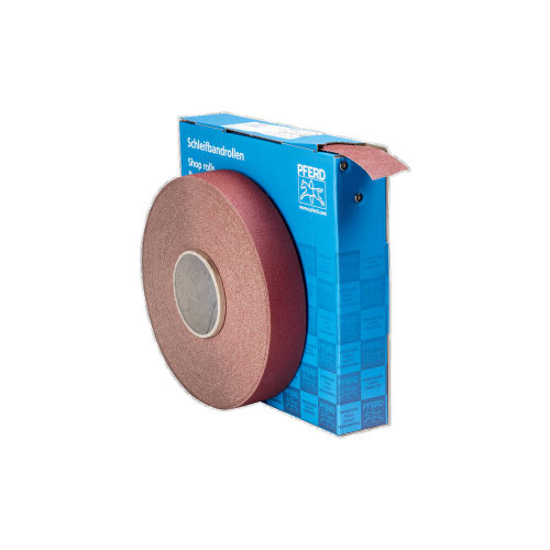 PFERD 47167 1-1/2" Shop Roll, Resin/Resin Heavy Duty 50 Yard Roll, Aluminum Oxide, 80 Grit