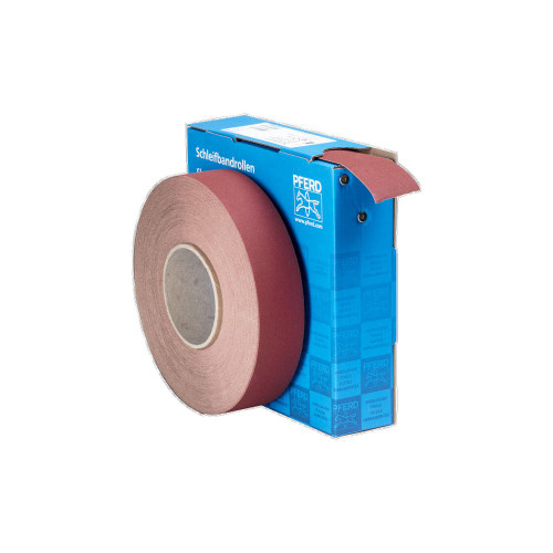 PFERD 47172 1-1/2" Shop Roll, Resin/Resin Heavy Duty 50 Yard Roll, Aluminum Oxide, 220 Grit