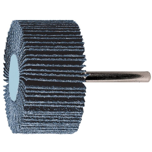 PFERD 45466 1" x 1" Mounted Flap Wheel 1/4" Shank, Aluminum Oxide, 80 Grit, INOX