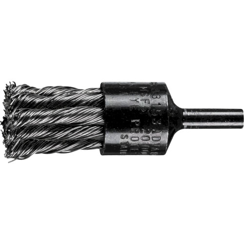 PFERD 83153 3/4" Knot Wire End Brush - Straight Cup .020 SS Wire, 1/4" Shank