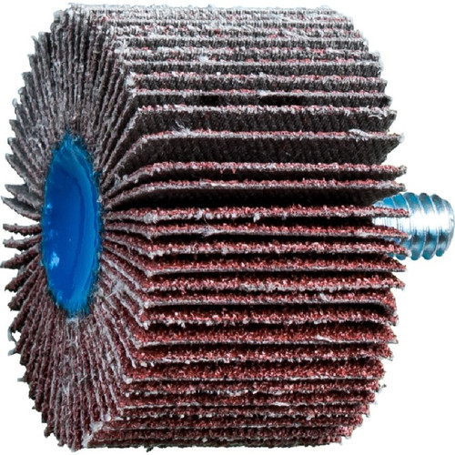 PFERD 45340 1-1/2" x 1" Quick Change Flap Wheel 1/4-20 Thread, Aluminum Oxide, 60 Grit