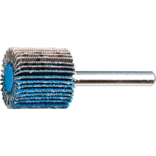 PFERD 45465 1" x 1" Mounted Flap Wheel 1/4" Shank, Aluminum Oxide, 60 Grit, INOX