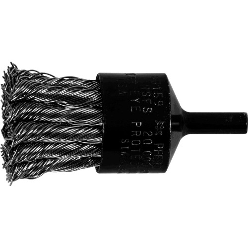 PFERD 83159 1" Knot Wire End Brush Straight Cup .020 SS Wire 1/4" Shank