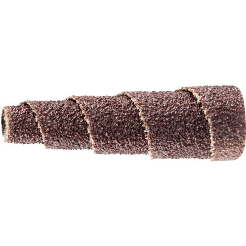 PFERD 41828 1/2" x 1-1/2" Cartridge Roll, 1/8" AH Full Taper, Aluminum Oxide 80 Grit