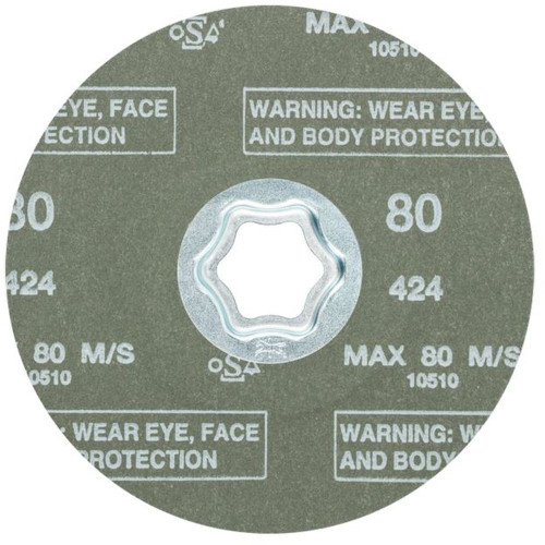 PFERD 40134 COMBICLICK Fiber Disc 41/2" Dia. Zirconia Alumina Z 80