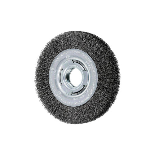 PFERD 81114 6" Crimped Wire Wheel - Medium Face .010 CS Wire, 2" A.H.