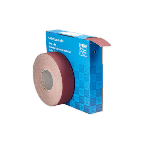 PFERD 47220 2" Shop Roll, Resin/Resin Heavy Duty 50 Yard Roll, Aluminum Oxide, 150 Grit