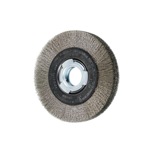 PFERD 81157 6" Crimped Wire Wheel - Medium Face .006 SS Wire, 2" A.H.