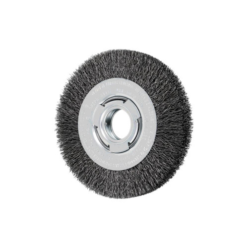 PFERD 81116P 6" Crimped Wire Wheel - Med. Face .014 CS Wire 2" A.H. POP