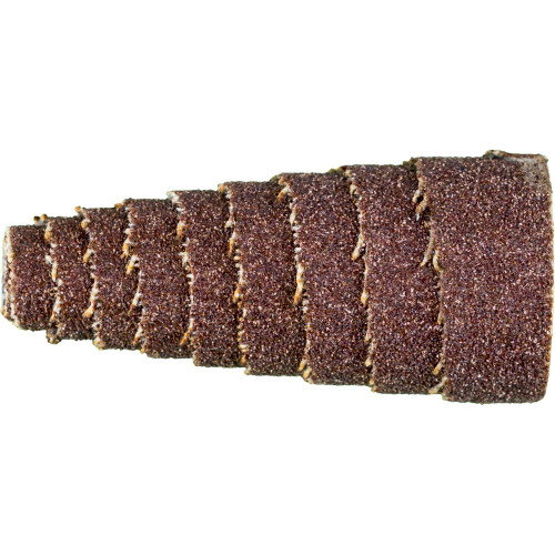 PFERD 41875 3/4" x 1-1/2" Cartridge Roll 3/16"AH Full Taper A/O 80 Grit