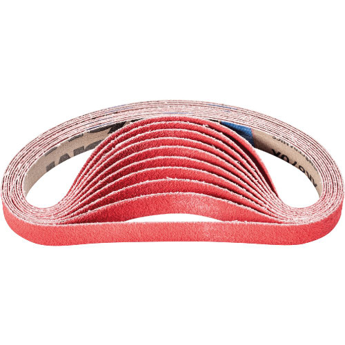 PFERD 49569 - 3/4" x 20-1/2" Coated File Belt Ceramic Oxide - 60 Grit