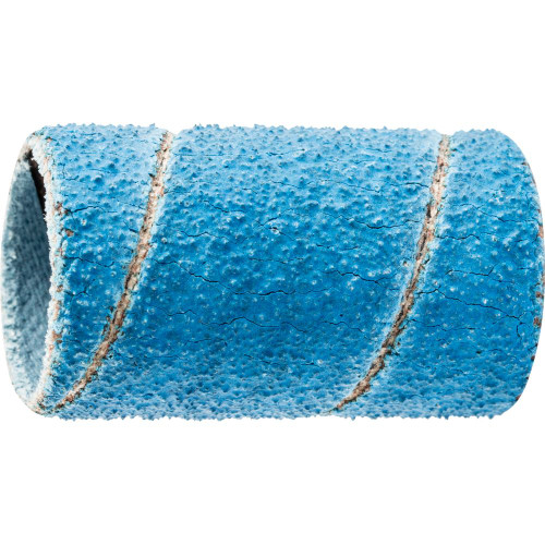 PFERD 41406 5/8" x 1-1/8" Spiral Band Cylindrical Type, Alu. Ox. INOX 80 Grit