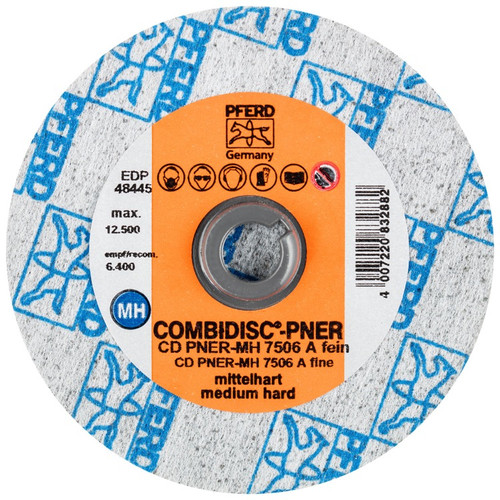 PFERD 48445 3" Unitized COMBIDISC Type CD, A/O Fine (MH) 6AF