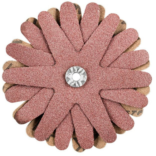 PFERD 44031 3-1/8" POLISTAR-TUBE A/0 120 Grit 4mm Bore, 6 Star Layers