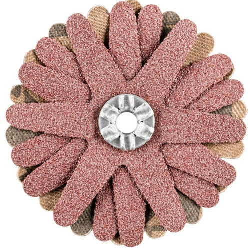 PFERD 44016 2" POLISTAR-TUBE A/0 120 Grit 4mm Bore, 6 Star Layers