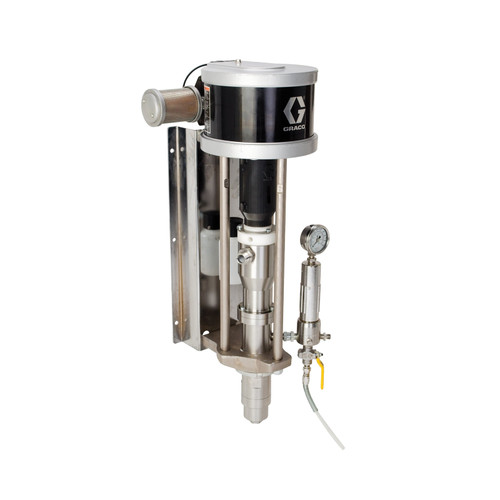 GRACO G24B18 - Merkur Bellows 24:1 Ratio Pump Package w/ U-Cup Seal, Wall Mount, Fluid Filter, DataTrak