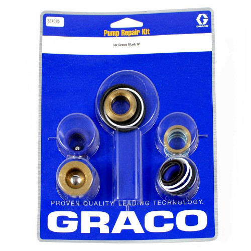GRACO 287825 - Pump Packing Repair Kit, Stainless Steel Ball