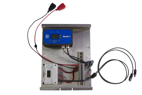 GRACO B52480 - Four-Battery Control Box w/ Harrier+ SCADA Controller, includes SS20L-24V Two Panel Charge Controller