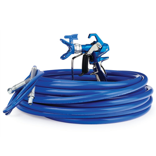 GRACO 17Y048 - Contractor PC Airless Spray Gun, RACX 517, BlueMax II Airless Hose 3/8" x 50', BlueMax II Airless Whip Hose 3/16" x 4.5'