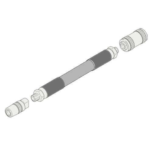 GRACO 203504 - 3/16" x 12" Hydraulic Hose w/ Lock Sleeve Connector 5000 PSI