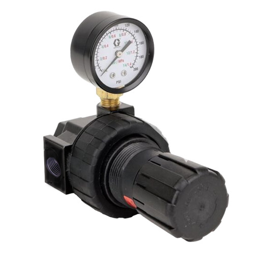 GRACO 244844 – Air Regulator for Pump Speed & Pressure Control, 1/2" NPT(F), 0-200 PSI Gauge