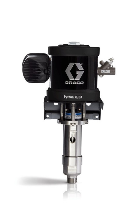 GRACO A24412 - Python XL-DA Pneumatic Chemical Injection Pump, 4-1/2" Air Motor, 3/4" Plunger, Chromex Coated, HNBR Seals, ATEX Approved