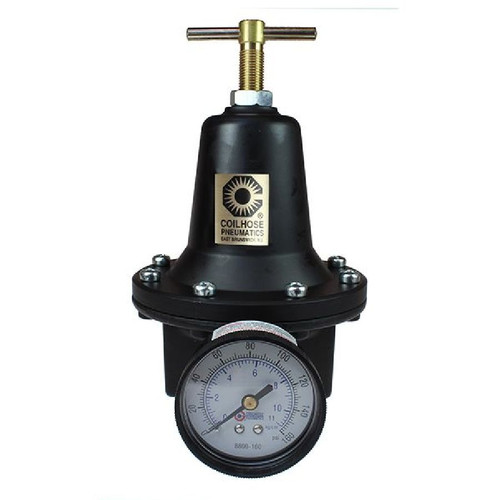 Coilhose Pneumatics 8806GL Heavy Duty Series Regulator, 3/4", Gauge, 0-60 psi