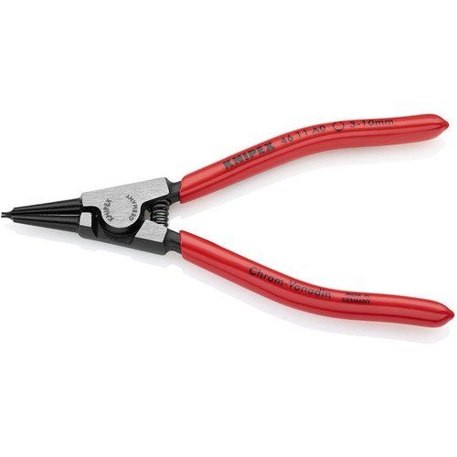 KNIPEX 4611A0 5 1/2" Circlip Pliers for External Circlips on Shafts-Forged Tip-Size 0