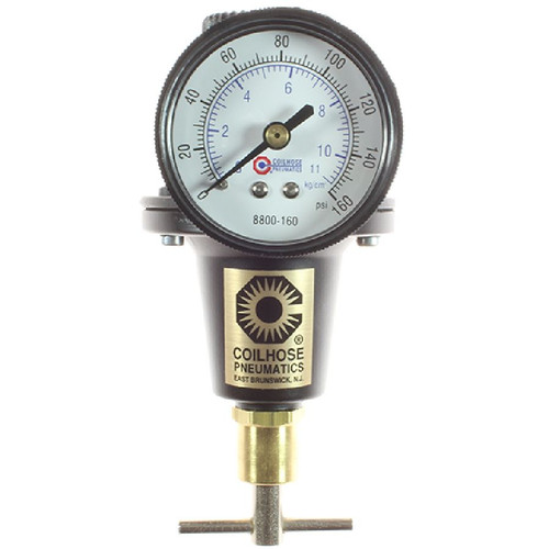 Coilhose Pneumatics 8806GK Heavy Duty Series Regulator, 3/4", Gauge, Tamper Proof