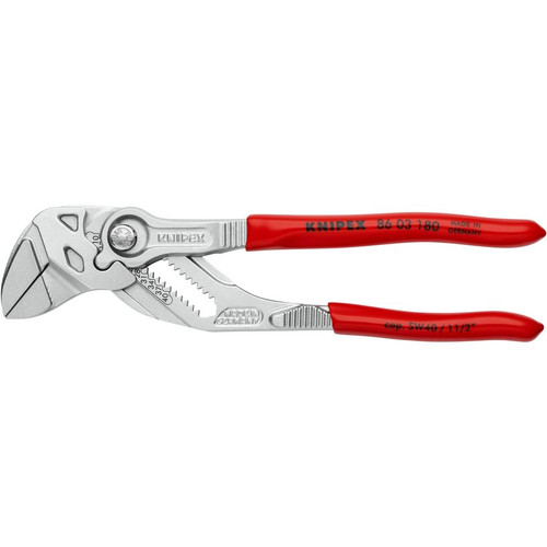 KNIPEX 8603180 7 1/4'' Chrome Pliers Wrench